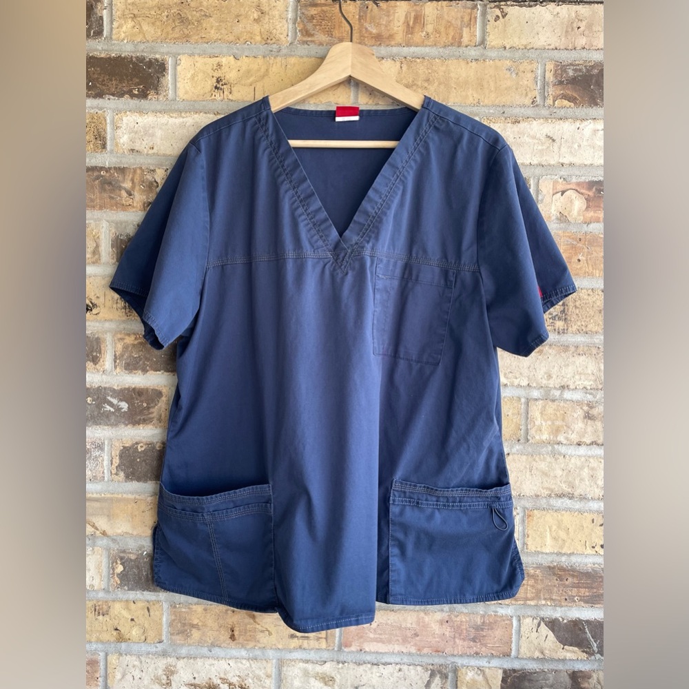 5 for $25🔥Dickies Navy Blue Scrub Top 2XL